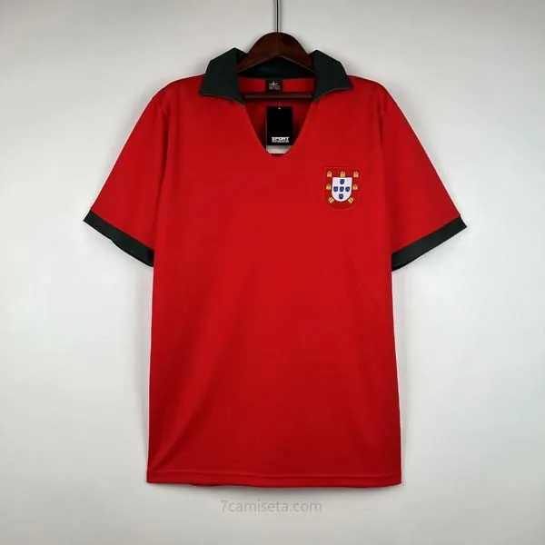 Camiseta Portugal Replica Primera Ropa Retro 1972 Benefíciate este gangaza económico