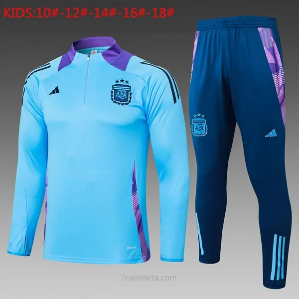 Niños Sudadera De Training Argentina 2024/25 Azul 3 Llévatelo de outlet