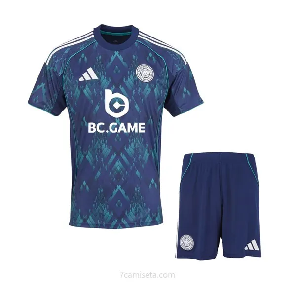 Camiseta Leicester City Replica Segunda Ropa Niño 2025-26 ¡¡Qué gangaza, activa!