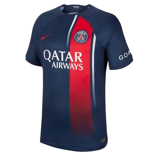 Camiseta Paris Saint Germain Replica Primera Ropa 2023/24 Consigue por tiempo limitado