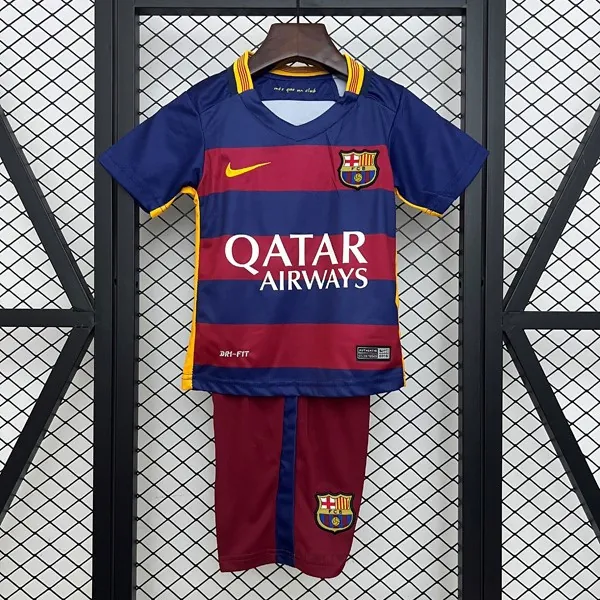 Camiseta Barcelona Replica Primera Ropa Niño Retro 2015-2016 Chollo milagroso por tiempo limitado