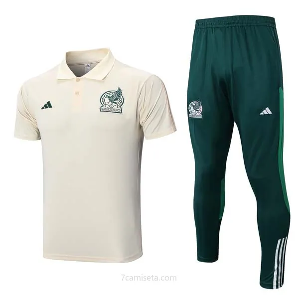 Polo México Conjunto Completo 2023/24 Amarillo Verde Tirado oferta, consigue más barato que nunca