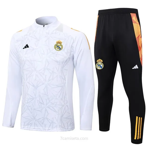 Sudadera De Training Real Madrid 2024/25 Blanco Gris 3 Ofertón fantástico