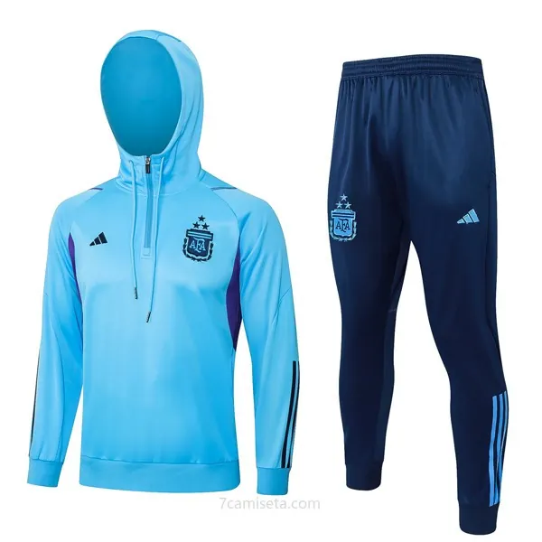 Sudadera Con Capucha Argentina 2024 Azul Preciaso formidable como nunca