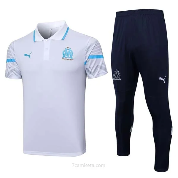 Polo Marsella Conjunto Completo 2023/24 Blanco Negro Oportunidad maravilloso