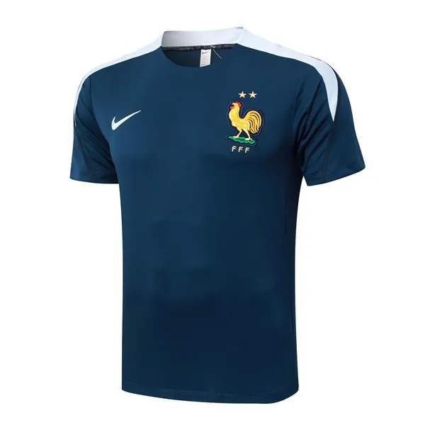 Camiseta Entrenamiento Francia 2024/25 Azul Blanco Chollo transparente en toda la red