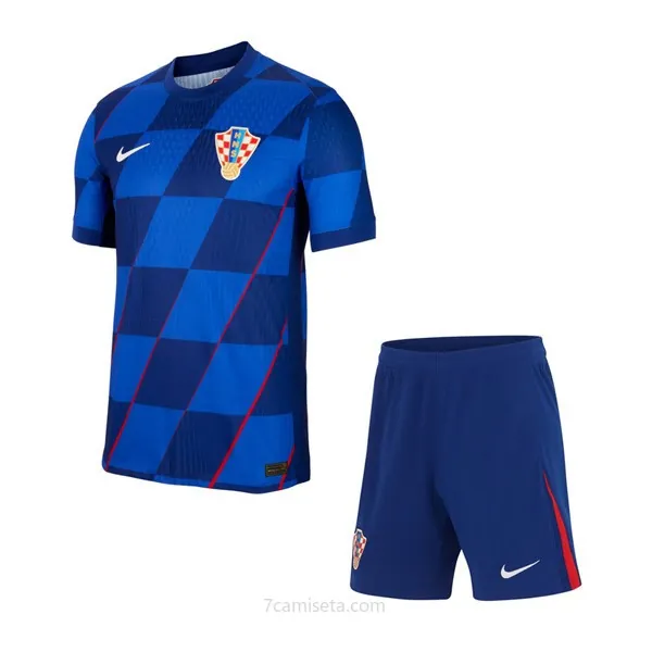 Camiseta Croacia Replica Segunda Ropa Niño 2024 Chollazo divino de fábrica
