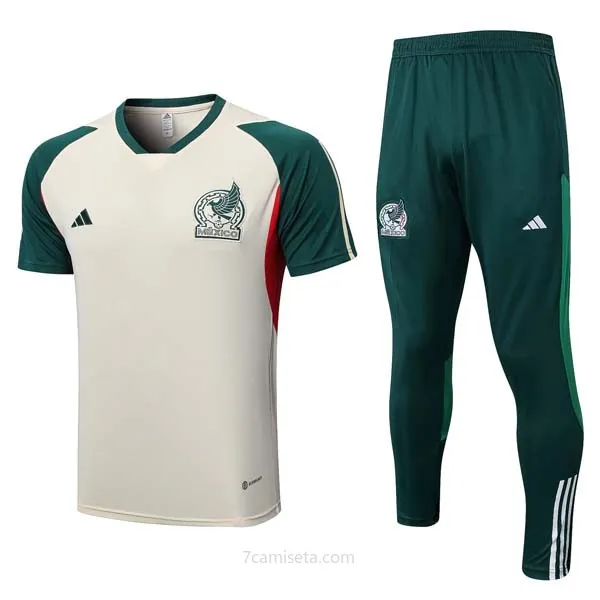 Camiseta México Conjunto Completo 2023/24 Amarillo Verde Rebaja simbólico
