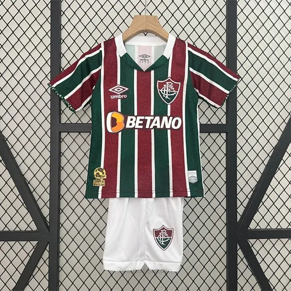 Camiseta Fluminense Replica Primera Ropa Niño 2024/25 Aprovéchalo de risa