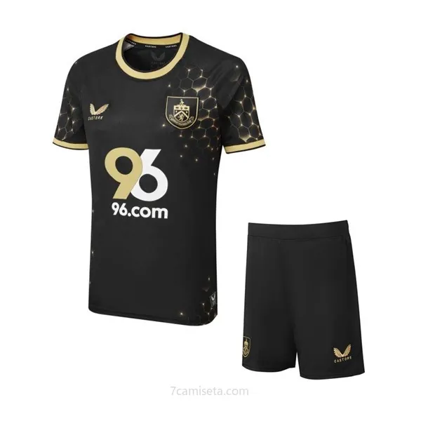 Camiseta Burnley Replica Tercera Ropa Niño 2025/26 Descuento económico en todo el mercado