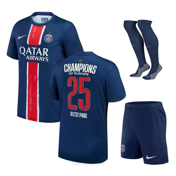 Camiseta PSG Niño Special Edition Replica Primera Ropa Champions of Europe 2025 Gangaza amigo por tiempo limitado