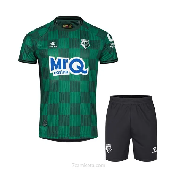 Camiseta Watford Replica Segunda Ropa Niño 2025/26 Brutal saldo, llévatelo por tiempo limitado