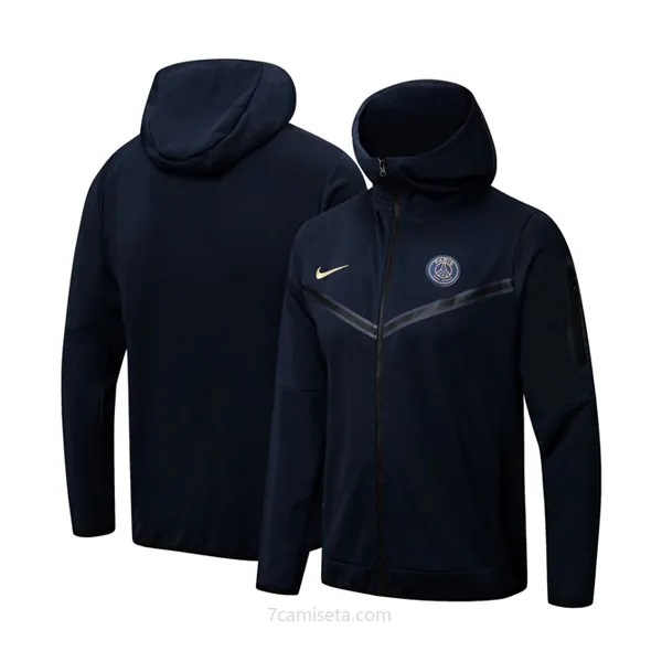 Chaqueta Con Capucha PSG 2024/25 Azul ¡¡Cómo ganga, adquiere!