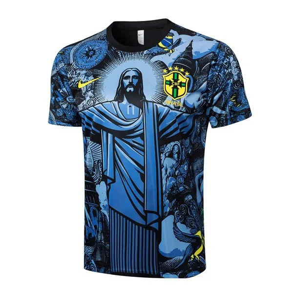 Camiseta Entrenamiento Brasil 2024/25 Azul Dispara este ganga irrisorio