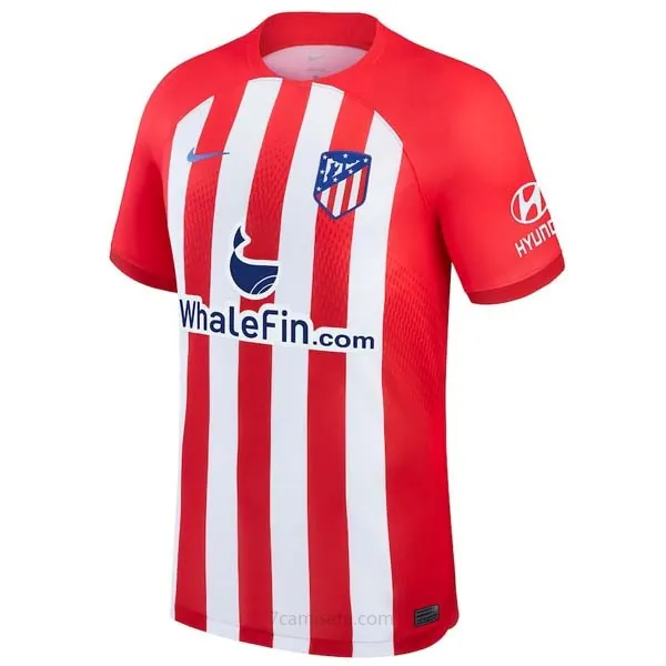 Camiseta Atlético de Madrid Replica Primera Ropa 2023/24 Transparente bicoca, aprovéchalo en toda la red
