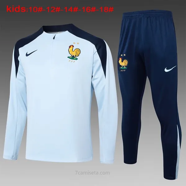 Niños Sudadera De Training Francia 2024/25 Azul 5 ¡¡Qué ganga, corre a por él!