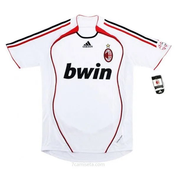 Camiseta AC Milan Replica Segunda Ropa Retro 2006 2007 Descuento, benefíciate