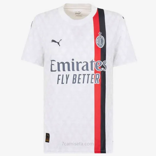 Camiseta AC Milan Replica Segunda Ropa Mujer 2023/24 Descuentazo razonable antes de que se acabe