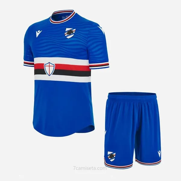 Camiseta UC Sampdoria Replica Primera Ropa Niño 2023/24 Precio, no lo pienses