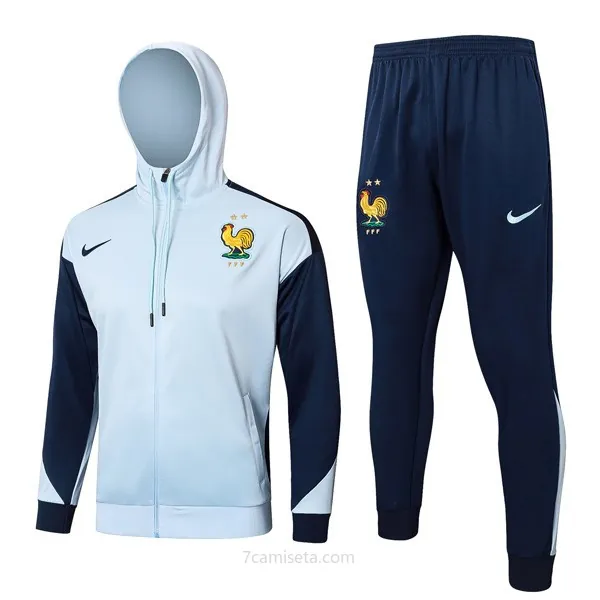 Chandal Con Capucha Francia 2024/25 Gris 5 Hazte con él este saldazo estupendo