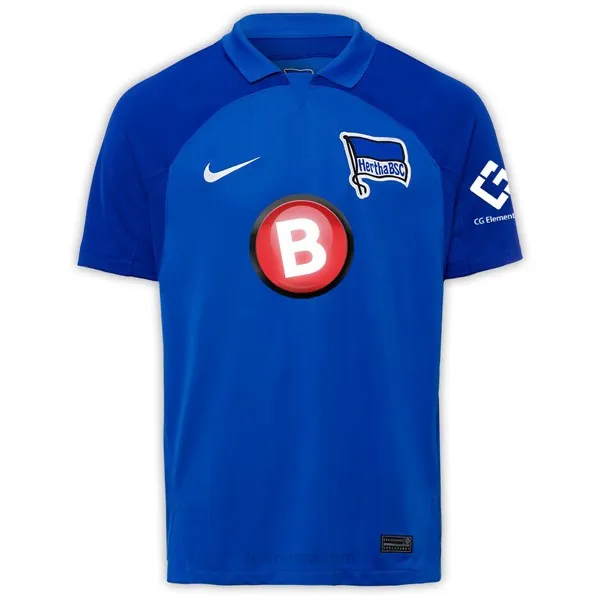 Camiseta Hertha BSC Replica Segunda Ropa 2023/24 ¡¡Vaya simbólico descuento de risa!
