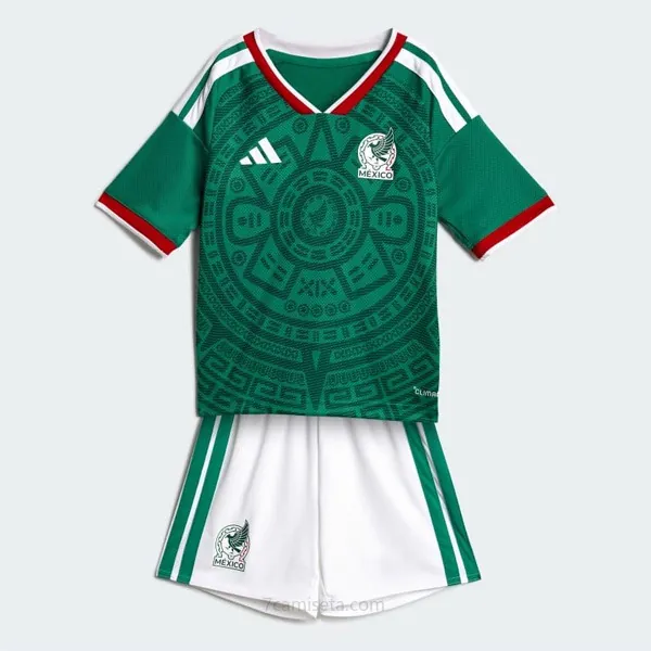 Camiseta México Primera Niño 2026 ¡¡Qué amigo preciaso de fábrica!
