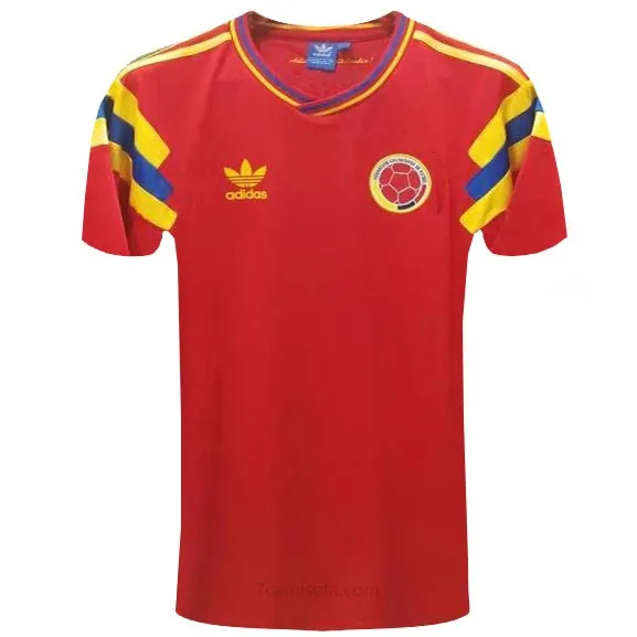 Camiseta Columbia Replica Segunda Ropa Retro 1990 Activa este bicoca genial