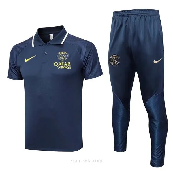 Polo PSG Conjunto Completo 2023/24 Azul Corre a por él de campeonato