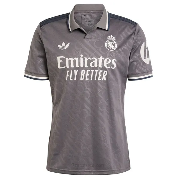 Camiseta Real Madrid Replica Tercera Ropa 2024/25 Gris Date prisa este ofertón extraordinario