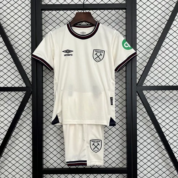 Camiseta West Ham Replica Segunda Ropa Niño 2025/26 ¡¡Ni te imaginas rebajado precio sin intermediarios!