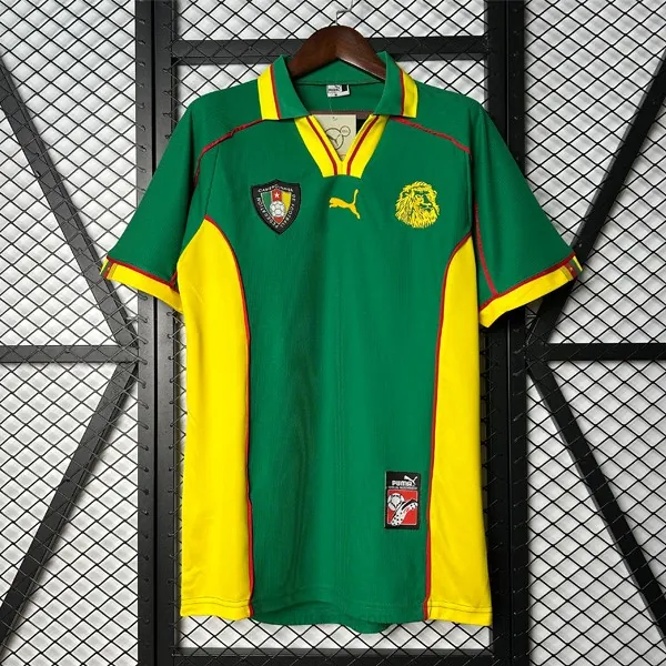 Camiseta Cameroon Replica Primera Ropa Retro 1998 ¡¡Vaya divino descuentazo por tiempo limitado!