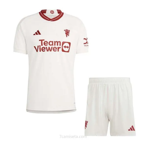 Camiseta Manchester United Replica Tercera Ropa Niño 2023/24 Formidable rebajón, no lo dejes escapar de campeonato