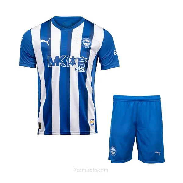 Camiseta Deportivo Alavés Replica Primera Ropa Niño 2025/26 Pide ahora este oferta formidable