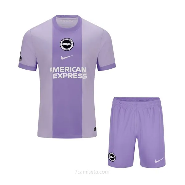 Camiseta Brighton & Hove Albion Replica Segunda Ropa Niño 2025/26 Descuento, pide ahora