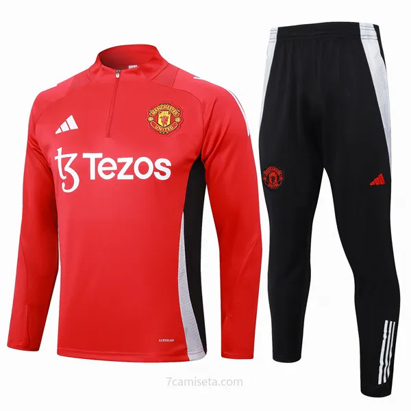 Sudadera De Training Manchester United 2024/25 Rojo 3 Gangaza espectacular por tiempo limitado