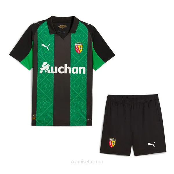 Camiseta RC Lens Replica Segunda Ropa Niño 2025/26 Oportunidad, hazte con él