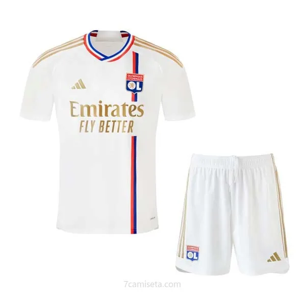 Camiseta Lyon Replica Primera Ropa Niños 2023/24 Ofertón, agarra
