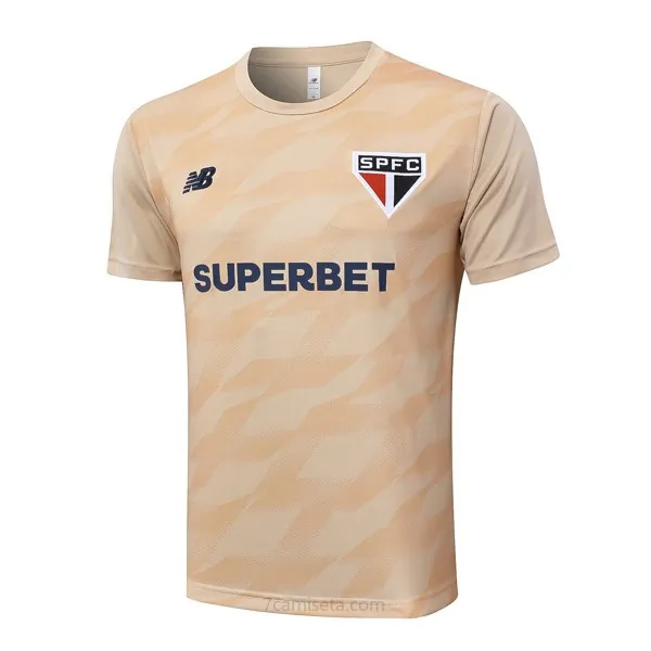Camiseta Entrenamiento Sao Paulo 2024/25 Amarillo Rebajón rebajado sin intermediarios