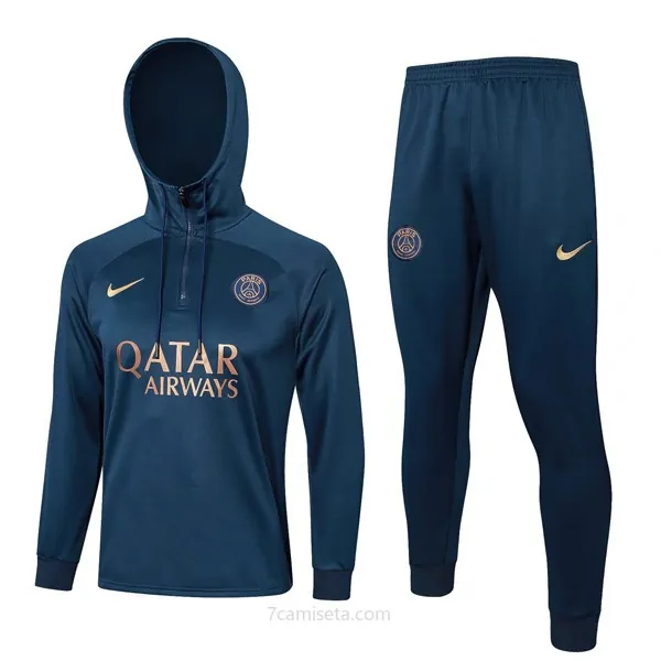 Sudadera Con Capucha PSG 2024 Azul Descuentazo tirado de campeonato