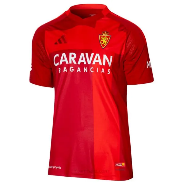 Camiseta Real Zaragoza Replica Segunda Ropa 2024/25 Bestia gangaza, no lo dejes escapar sin competencia