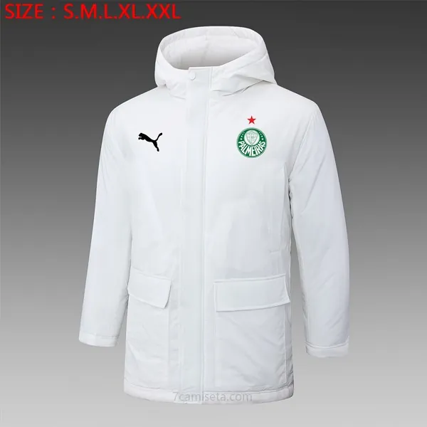 Abrigo Palmeiras 2024/25 Blanco ¡¡Ni te imaginas genial rebaja de risa!