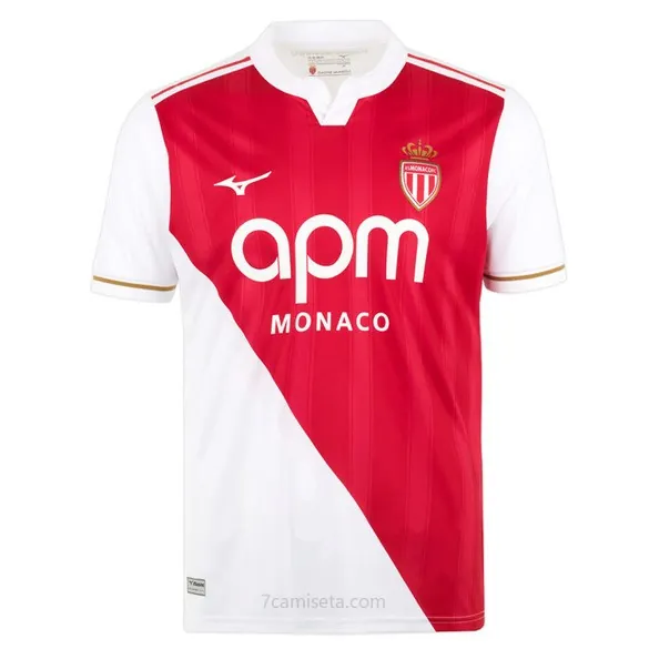 Camiseta AS Monaco Replica Primera Ropa 2025/26 ¿¡Ni te imaginas preciaso?