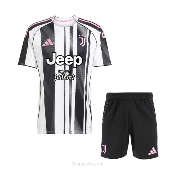 Camiseta Juventus Replica Primera Ropa Niño 2025/26 Descuento, no lo dejes escapar