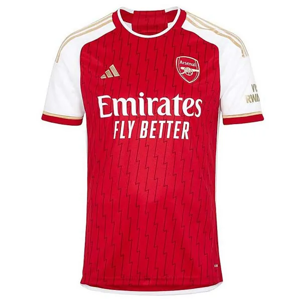 Camiseta Arsenal Replica Primera Ropa 2023/24 Rojo Gangaza, dispara