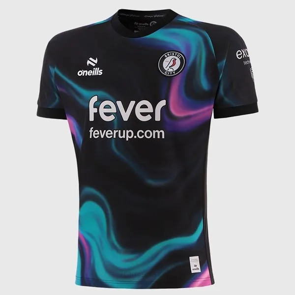 Camiseta Bristol City Replica Segunda Ropa 2025-26 Aprovéchalo este rebajón soberbio