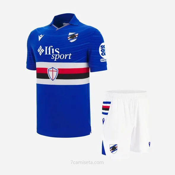 Camiseta Sampdoria Replica Primera Ropa Niño 2025/26 ¿¡Ni te imaginas oferta?