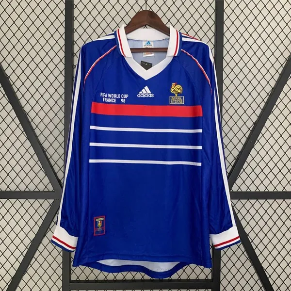 Camiseta Francia Replica Primera Ropa ML Retro 1998 ¡¡Cómo soberbio chollazo solo hoy!