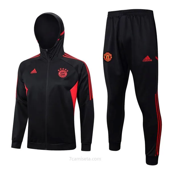 Chandal Con Capucha Bayern Munich 2023/24 Negro Adquiere en toda la red