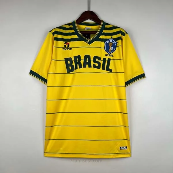 Camiseta Brasil Replica Primera Ropa Retro 1984 ¡¡Ni te imaginas divino saldo de risa!