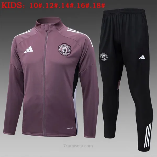 Ninos Chandal Manchester United 2025/26 Purpura 5 Milagroso rebajón, aprovéchalo de campeonato